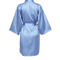 Elegant Satin Night Robe For Women With V Neck And Belted Waist 14
