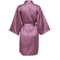 Elegant Satin Night Robe For Women With V Neck And Belted Waist 15