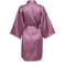 Elegant Satin Night Robe For Women With V Neck And Belted Waist 15