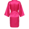 Elegant Satin Night Robe For Women With V Neck And Belted Waist 16