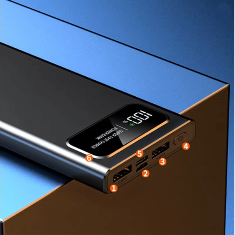 UltraCharge Pro 120W 200000mAh Portable Power Bank With Digital Display 2