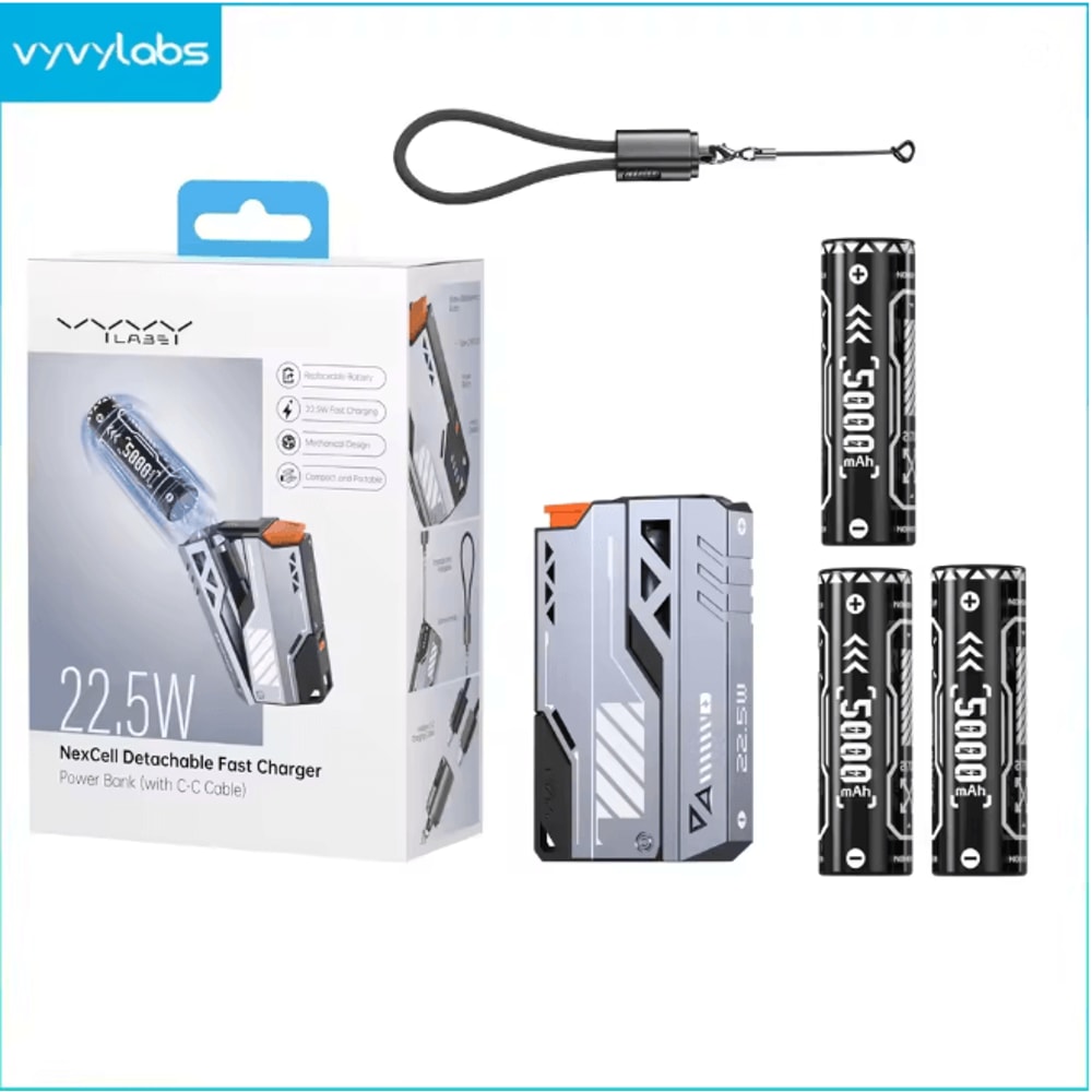 VYVYLABS 30000mAh Wireless Portable Charger 225W Fast Charging Power Bank 4