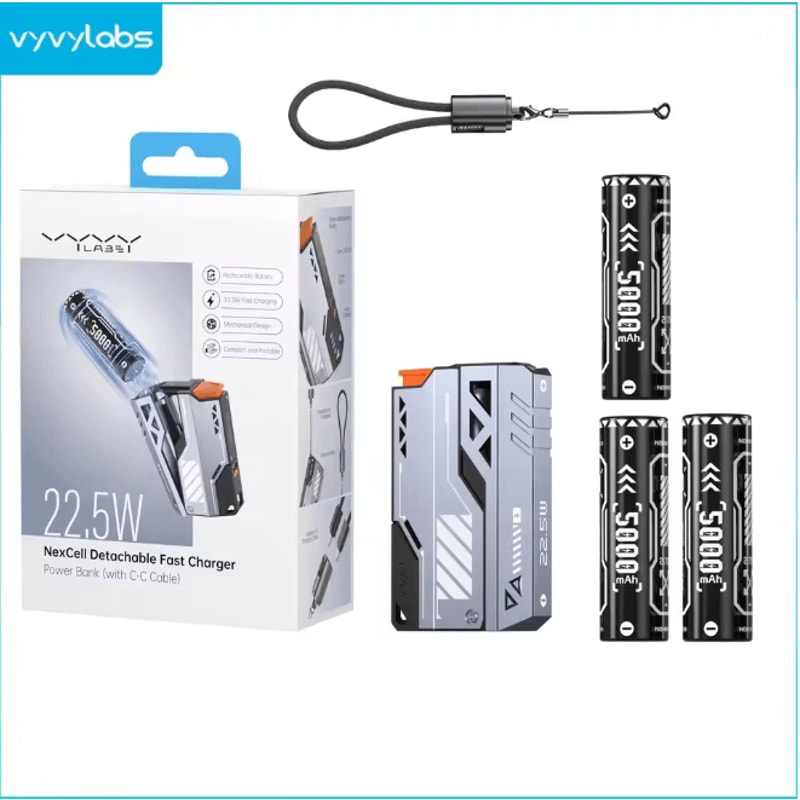 VYVYLABS 30000mAh Wireless Portable Charger 225W Fast Charging Power Bank 4