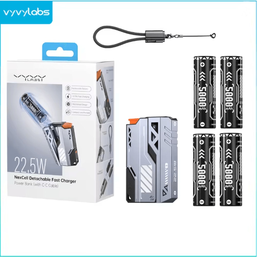 VYVYLABS 30000mAh Wireless Portable Charger 225W Fast Charging Power Bank 7