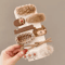 Korean Cartoon Plush Hair Clips Set For Girls Cute Winter Hair Accessories 4