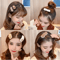 Autumn Winter Plush Cartoon Animal Hair Clip For Women Cute Bangs Side Hair Accessory 2