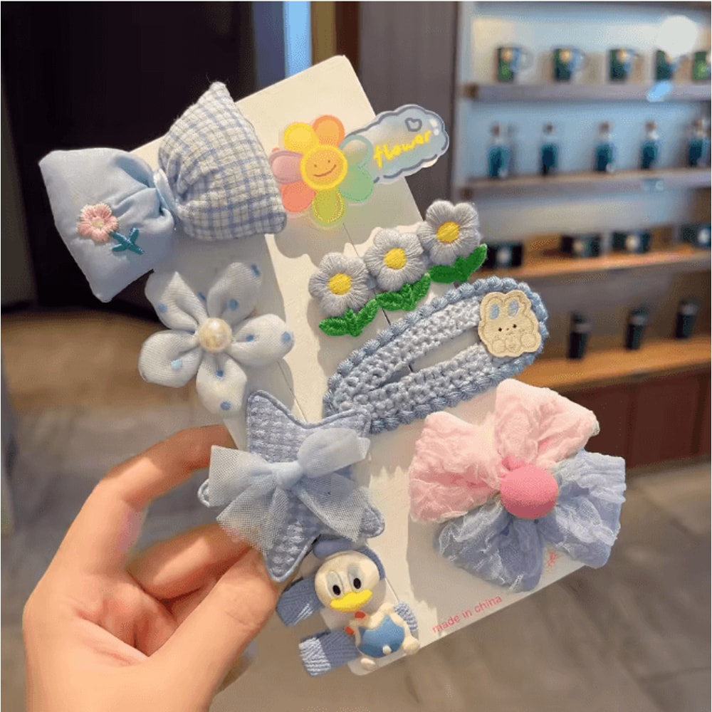 Autumn Winter Plush Cartoon Animal Hair Clip For Women Cute Bangs Side Hair Accessory 17