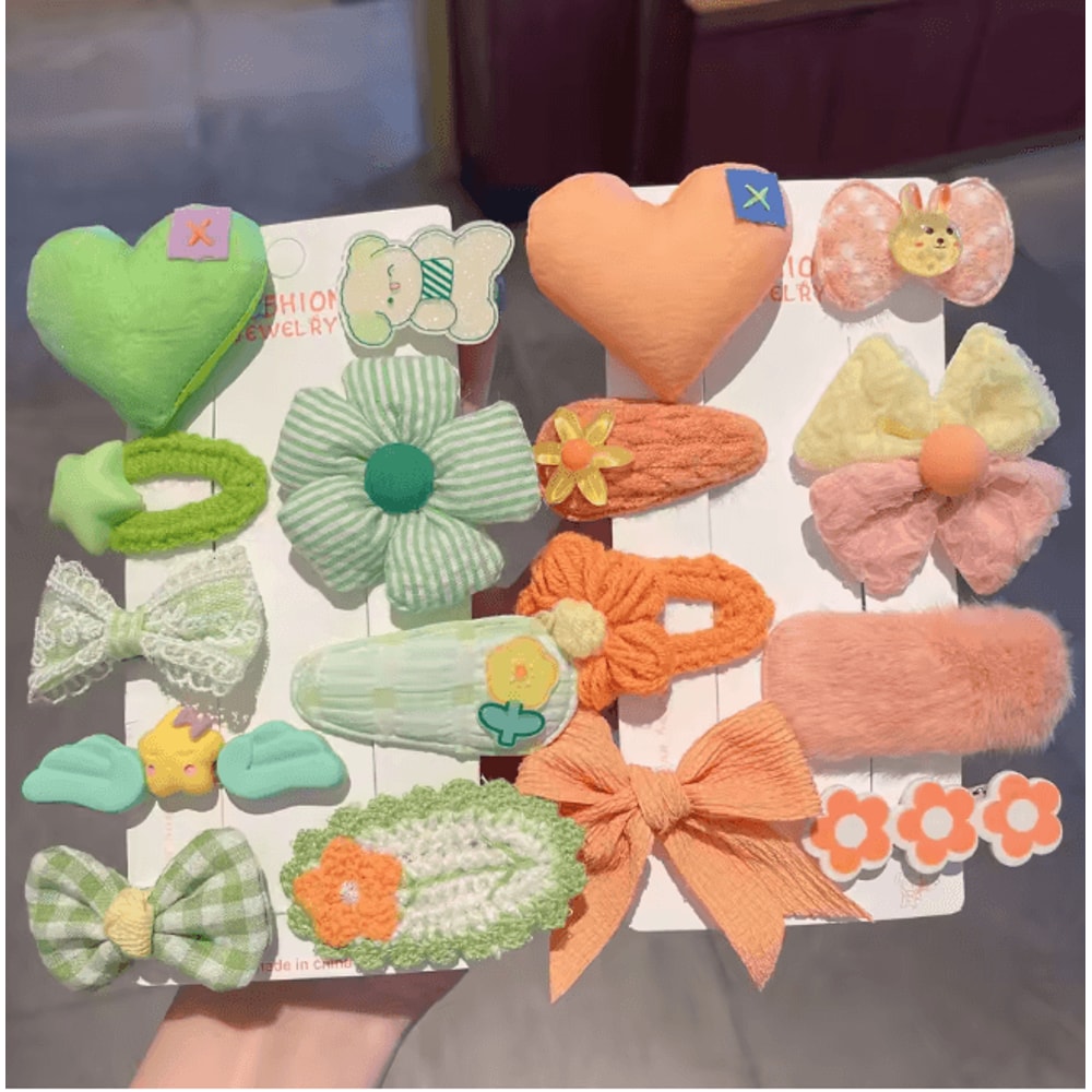 Autumn Winter Plush Cartoon Animal Hair Clip For Women Cute Bangs Side Hair Accessory 4