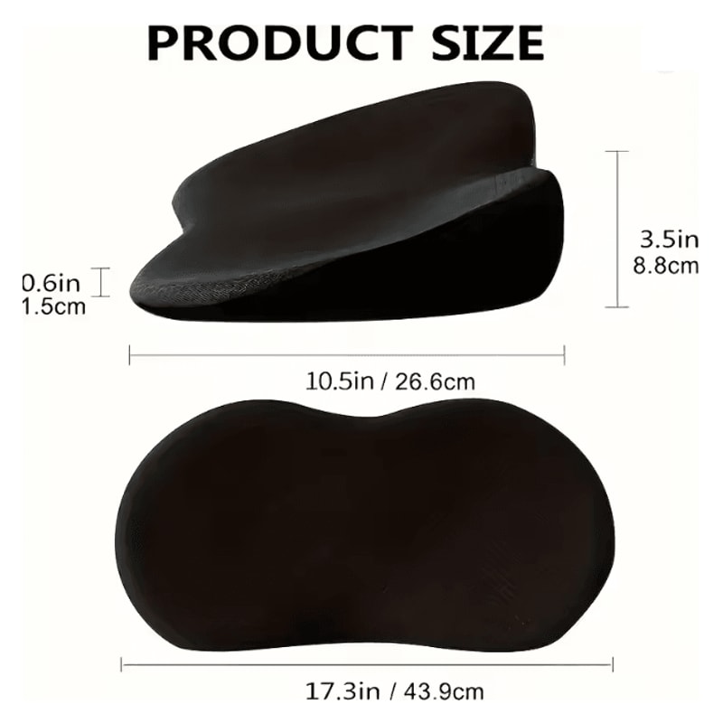 ErgoDrive 2 In 1 Memory Foam Car Seat Cushion For Sciatica And Lower Back Support 1