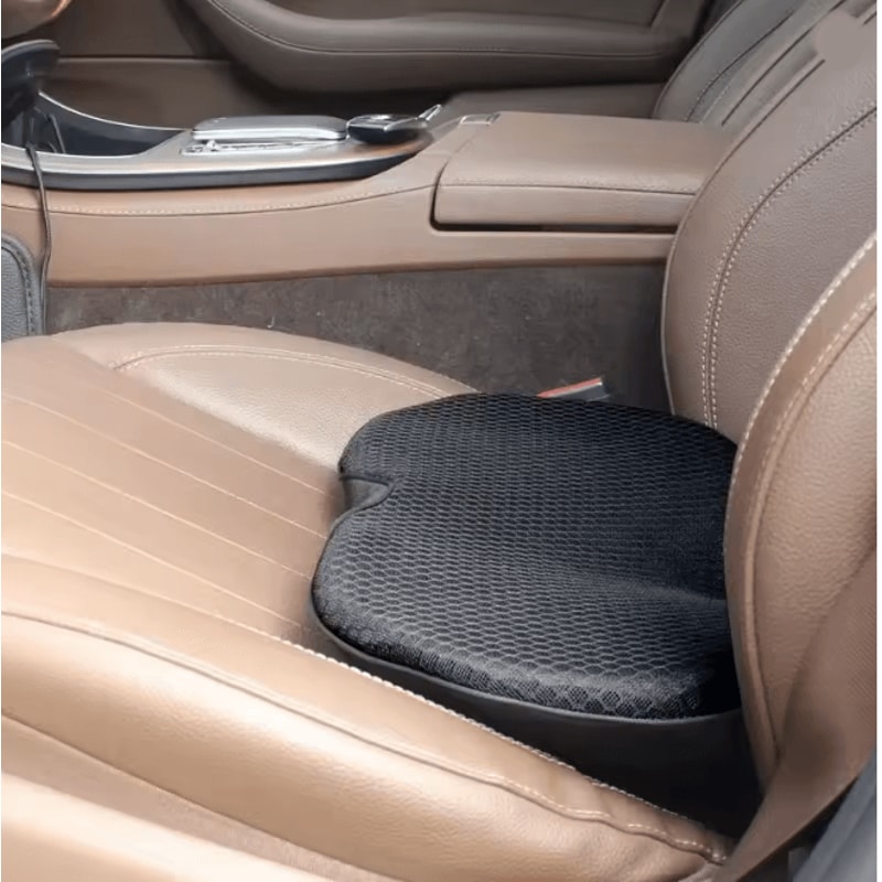 ErgoDrive 2 In 1 Memory Foam Car Seat Cushion For Sciatica And Lower Back Support 4