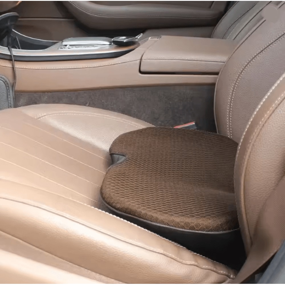 ErgoDrive 2 In 1 Memory Foam Car Seat Cushion For Sciatica And Lower Back Support 6