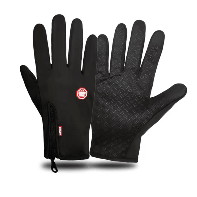 Winter Windproof Cycling Gloves Touch Screen Warm Fleece Motorcycle Gloves 3