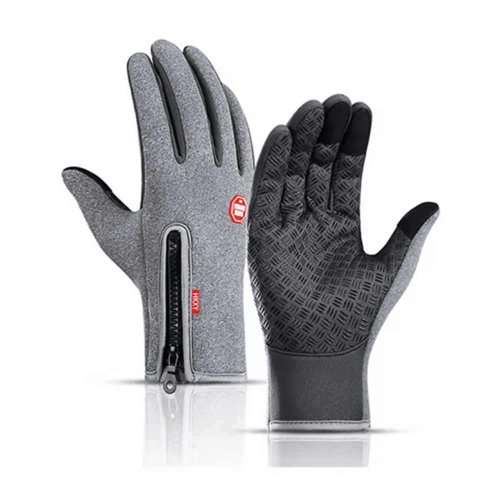Winter Windproof Cycling Gloves Touch Screen Warm Fleece Motorcycle Gloves 4