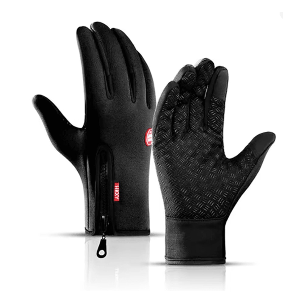 Winter Windproof Cycling Gloves Touch Screen Warm Fleece Motorcycle Gloves 6
