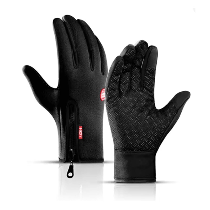 Winter Windproof Cycling Gloves Touch Screen Warm Fleece Motorcycle Gloves 6