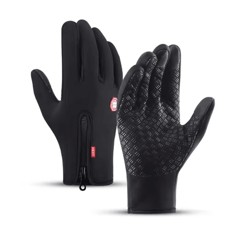 Winter Windproof Cycling Gloves Touch Screen Warm Fleece Motorcycle Gloves 7