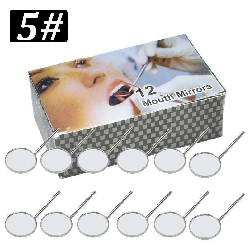 Stainless Steel Dental Mouth Mirror Set For Professional Oral Examination 1