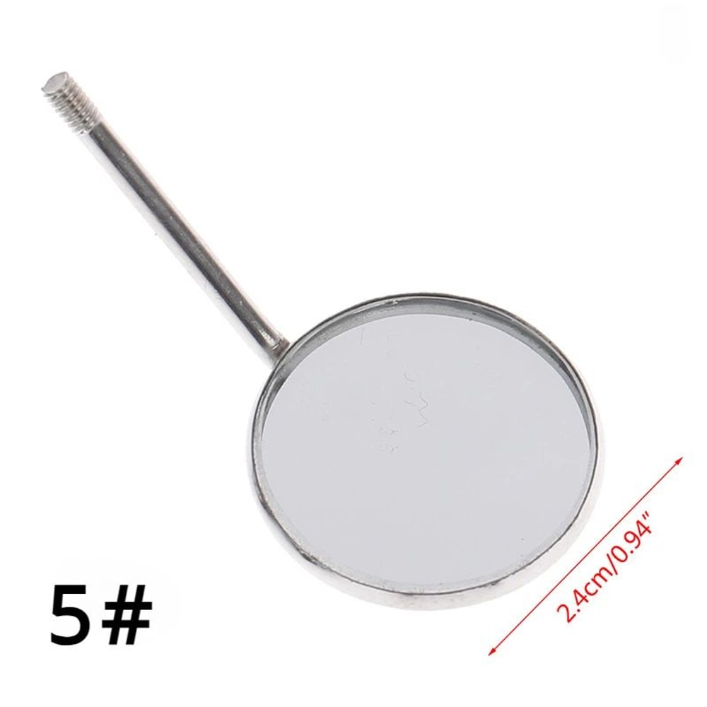 Stainless Steel Dental Mouth Mirror Set For Professional Oral Examination 5