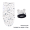 Baby Swaddle Blanket And Hat Set Soft Cotton Newborn Wrap For 0 To 6 Months 11