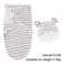 Baby Swaddle Blanket And Hat Set Soft Cotton Newborn Wrap For 0 To 6 Months 12