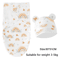 Baby Swaddle Blanket And Hat Set Soft Cotton Newborn Wrap For 0 To 6 Months 14