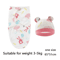 Baby Swaddle Blanket And Hat Set Soft Cotton Newborn Wrap For 0 To 6 Months 16