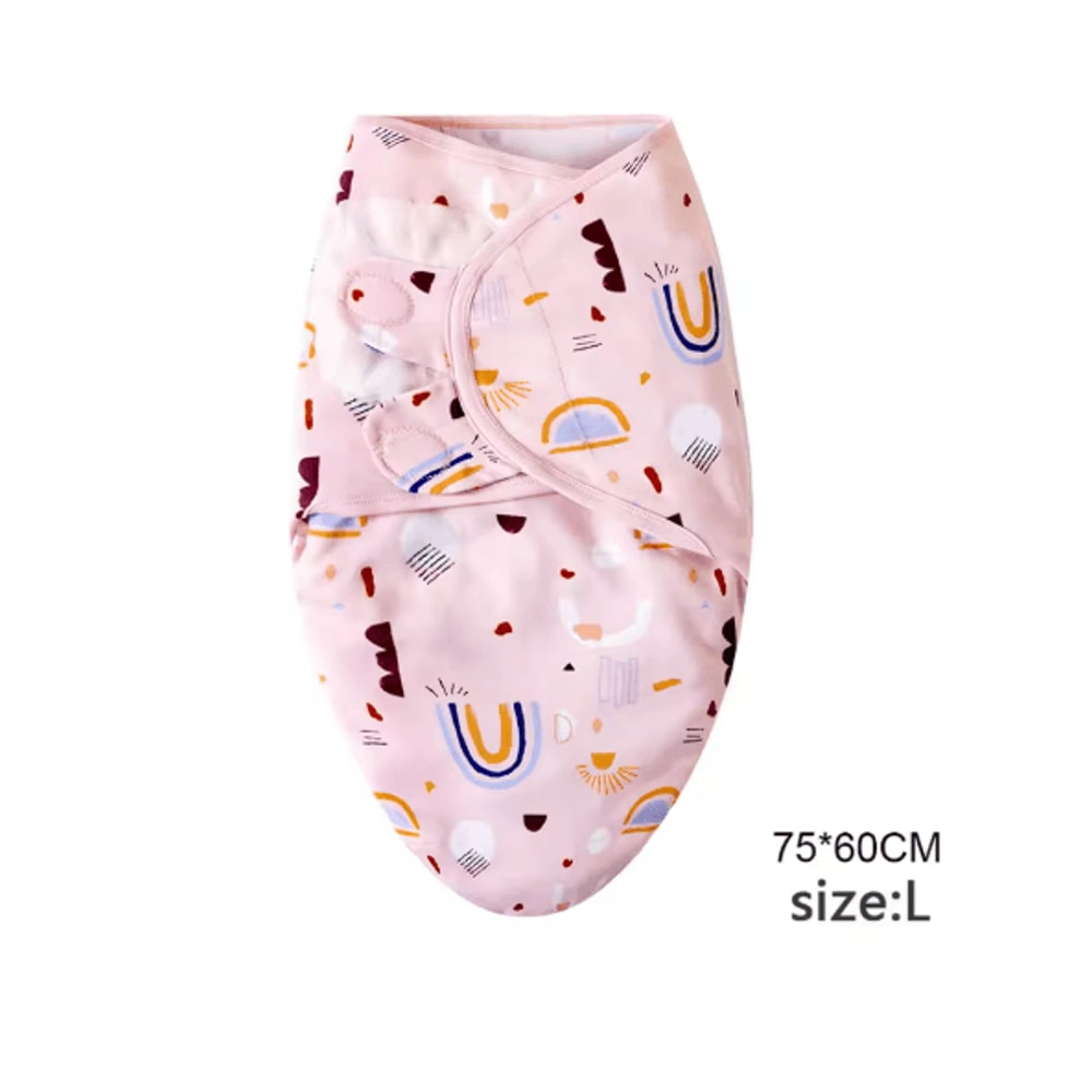 Baby Swaddle Blanket And Hat Set Soft Cotton Newborn Wrap For 0 To 6 Months 17