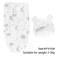 Baby Swaddle Blanket And Hat Set Soft Cotton Newborn Wrap For 0 To 6 Months 23