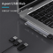 4 Port USB 30 Hub High Speed Type C Splitter For PC And Laptop 0