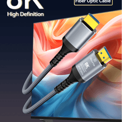 8k hdmi 2.1 fiber optic cable 8k60hz 4k120hz ultra high speed