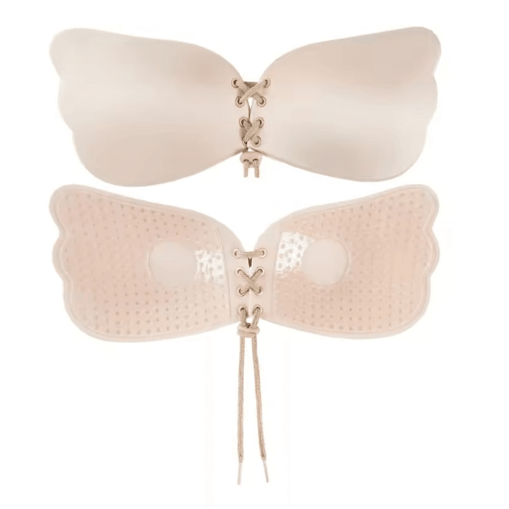 Seamless Self Adhesive Strapless Push Up Bra Invisible Silicone Lift 1