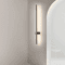 Modern LED Long Wall Light Minimalist Black Bedside Sconce 0
