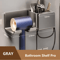 Wall Mounted Hair Dryer Holder Bathroom Organizer Shelf 6