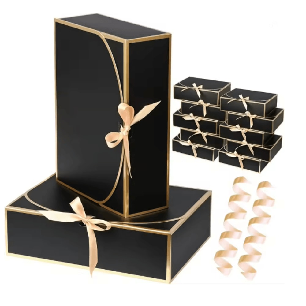 Elegant Butterfly Ribbon Gift Boxes Set Of 10 For Jewelry And Cosmetics 3
