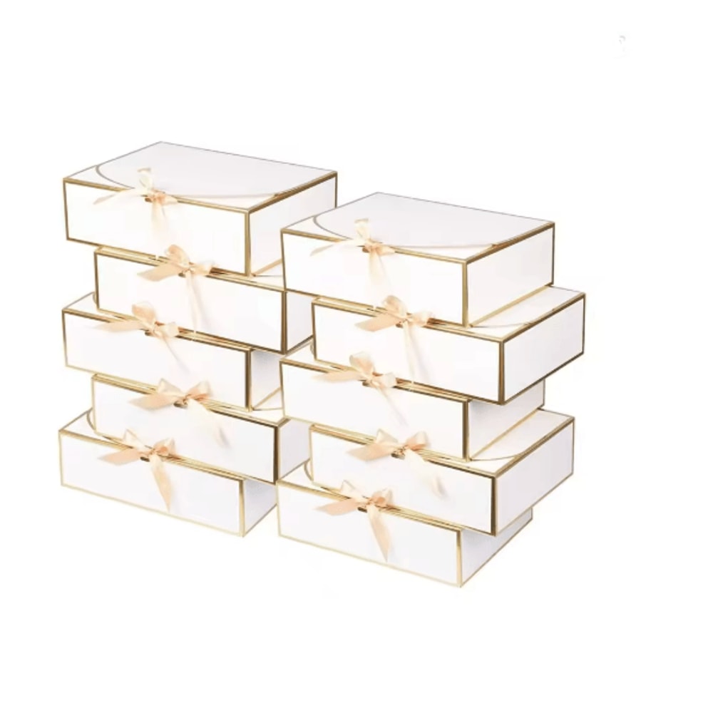 Elegant Butterfly Ribbon Gift Boxes Set Of 10 For Jewelry And Cosmetics 4