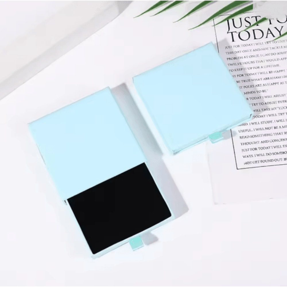 Thick Kraft Paper Drawer Jewelry Box With Sponge Insert 12