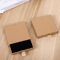 Thick Kraft Paper Drawer Jewelry Box With Sponge Insert 7