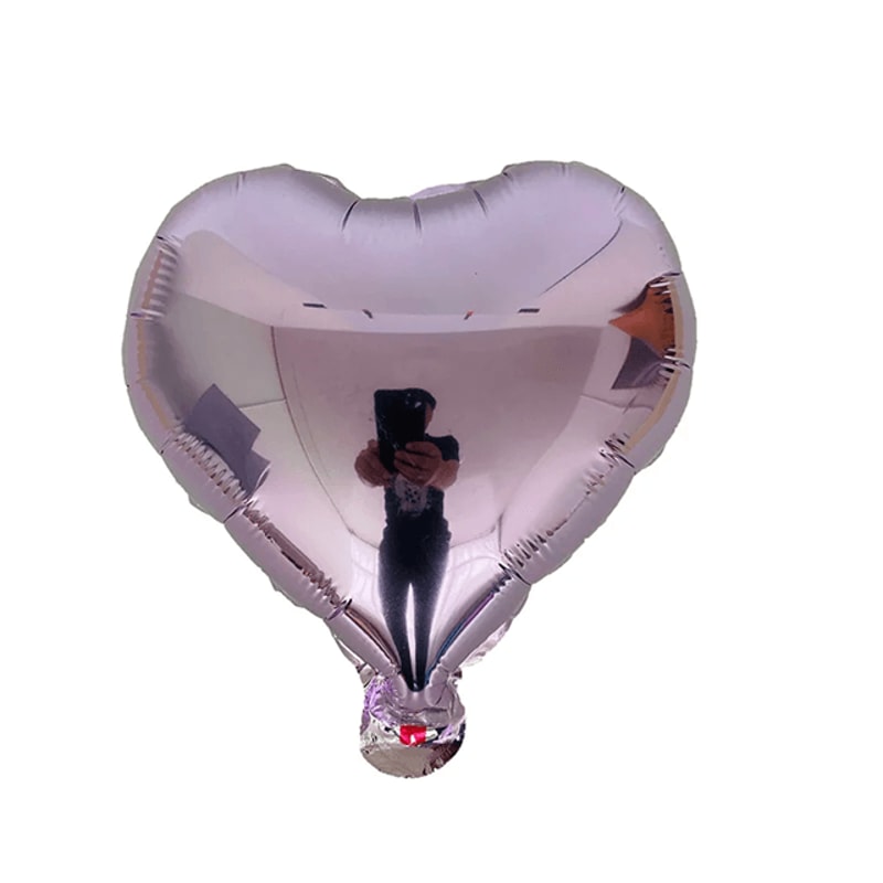 10 Piece 10 Inch Heart Foil Balloons Party Decoration Set 5