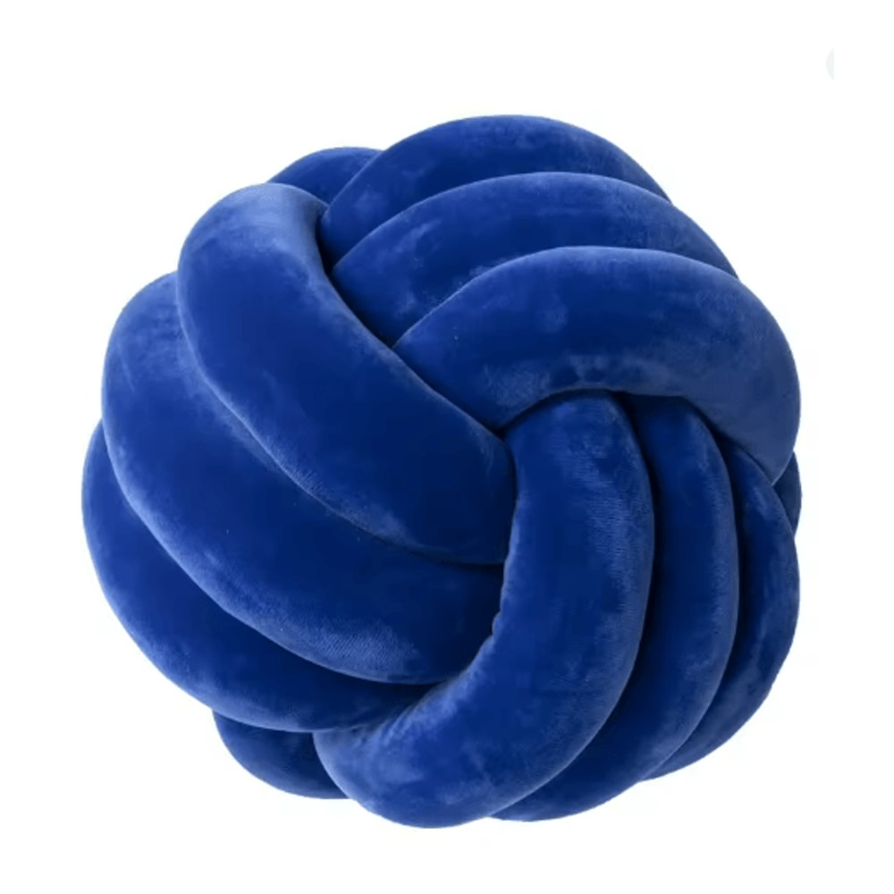 Cozy Knotted Ball Pillow Plush Decorative Cushion For Sofa And Gaming Chair 8