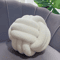 Round Knot Throw Pillow Soft Knotted Ball Cushion For Sofa And Bed 1