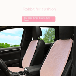 winter plush car seat cushion thick velvet warm seat pad