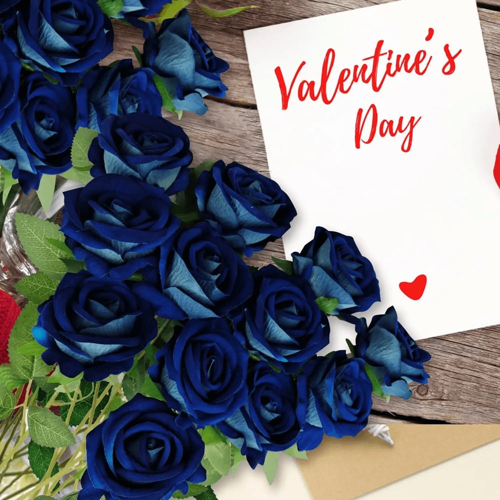 Long Stem Artificial Silk Roses For Wedding Bouquet And Home Decor 1