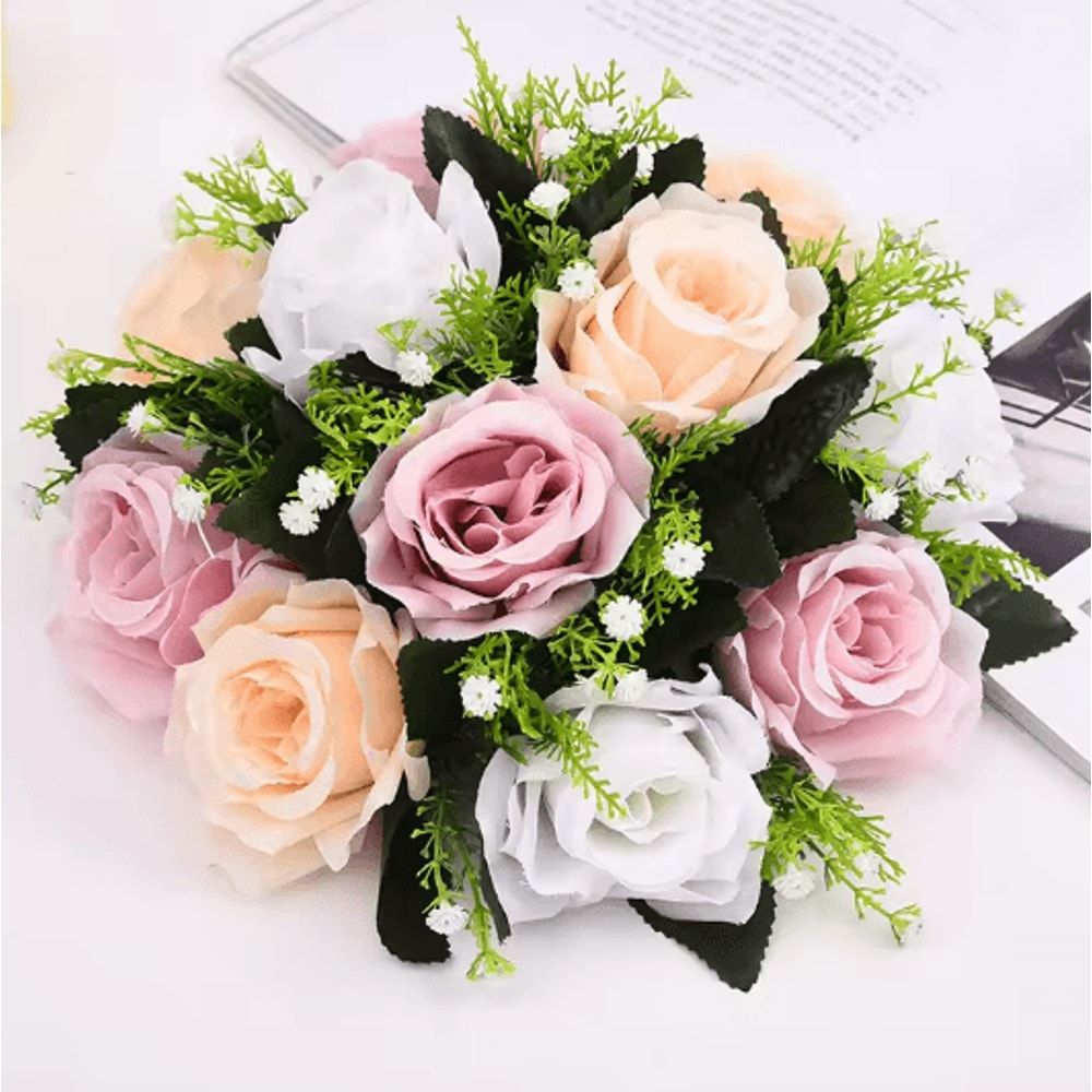 Artificial Flower Ball Centerpiece For Wedding And Party Decor 8
