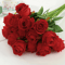 Velvet Silk Artificial Roses Long Stem Flowers For Wedding And Home Decor 3