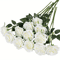 12 Piece Realistic Artificial Rose Bouquet For Wedding And Home Decor 2