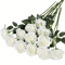 12 Piece Realistic Artificial Rose Bouquet For Wedding And Home Decor 2