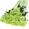 12 Piece Realistic Artificial Rose Bouquet For Wedding And Home Decor 5