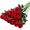 12 Piece Realistic Artificial Rose Bouquet For Wedding And Home Decor 9
