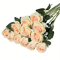 12 Piece Realistic Artificial Rose Bouquet For Wedding And Home Decor 11