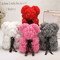Rose Teddy Bear DIY Mold Artificial Flower Bear Gift Decor 1